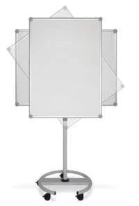 Maul Flipchart, H 1360-1960mm, Tafel HxB 970x660mm, Magnethaftend, 2 Blockhalter, Ablagebox, Gestell Alusilber, 5 Rollen -Yongsheng-Geschäft 4e03dd1f 67ba 46cf 8cfb d1b65792e29c 1