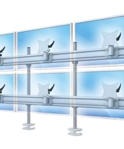 Null MonLines Flat 3+3 Monitor Tischhalterung Einbau MA Bis 24Zoll WS, Schwarz -Yongsheng-Geschäft 51737df8 44de 4bf3 a137 adec87638514 10