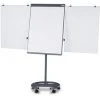Maul Flipchart, H 1720-1960mm, Tafel HxB 1000x700mm, Magnethaftend, 2 Papierhalter, Ablageschale, Gestell Anthrazit, 5 Rollen
