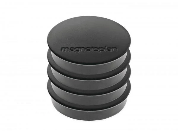 Null Magnet Discofix Standard Auf Blisterkarte, 4 Stück Rot 2 Null Magnet Discofix Standard Auf Blisterkarte, 4 Stück Rot – Bild 2