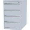 Lullmann Büro Standcontainer Bürocontainer Mit 4 Schubladen 75x46x79cm Lichtgrau 509500