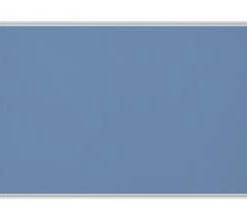 Maul Pinntafel, HxB 900x1200mm, Pinnbar, Tafel Filz, Hellblau, Rahmen Alu, Silber