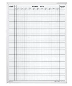 Null Magnetoplan An- Und Abwesenheitsplaner, (B)450 X (H)600 Mm