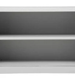 PROREGAL Rollladenschrank Weasel | 2 Ordernhöhen | HxBxT 75x120x46 Cm | Grau -Yongsheng-Geschäft 5995d17c 318b 42be 8b53 bb1704d87482