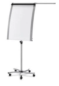 Maul Flipchart, H 1780-1960mm, Tafel HxB 970x660mm, Magnethaftend, 2 Papierhalter, Ablageschale, Gestell Grau, 5 Rollen -Yongsheng-Geschäft 5b7a9f2e 063c 424b b137 1181216ca597