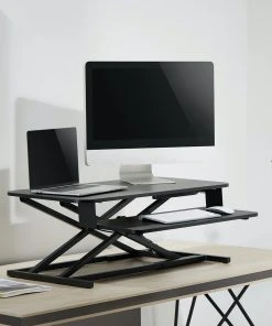 VALUE Höhenverstellbarer Schreibtischaufsatz, 800 X 400 Mm, Schwarz 13 VALUE Höhenverstellbarer Schreibtischaufsatz, 800 X 400 Mm, Schwarz -Yongsheng-Geschäft 5d8829fe 0d26 4fbe be8d 25f63cc0d5b9