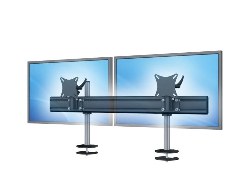 Null MonLines Flat 2er Display Tischhalterung Einbau MA 25-32Zoll WS XL, Schwarz 1 Null MonLines Flat 2er Display Tischhalterung Einbau MA 25-32Zoll WS XL, Schwarz
