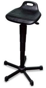 Null Stehhilfe, Sitz PU-Schaum Schwarz, Sitz H 610-820mm, Gestell Schwarz, Schräge Säule -Yongsheng-Geschäft 605810a9 6480 4412 a5ba 36bec2fc8981 7