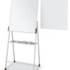 Maul Flipchart, H 1250-2000mm, Tafel HxB 960x690mm, Magnethaftend, Papierhalter, Ablagefläche, Gestell Alu, 4 Füße