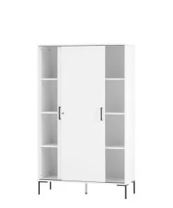 Null Möbelpartner Schiebetürenschrank Panda | HxBxT 165x100x41 Cm |Weiß Von PROREGAL 8 Null Möbelpartner Schiebetürenschrank Panda | HxBxT 165x100x41 Cm |Weiß Von PROREGAL -Yongsheng-Geschäft 66ee2087 4164 41d5 9490 e5436a8491d2 1 scaled