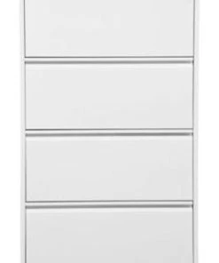 PROREGAL Hängeregistraturschrank Mare| HxBxT 132x76x62 Cm | Weiß