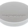 Null Magnet Discofix Standard, 10 Stück Einfarbig Weiß
