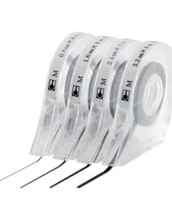 Null Magnetoplan Zeichenband, Schwarz, (B)2,4 Mm X (L)8 M