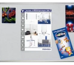 Franken Pinntafel, HxB 900x1200mm, Pinnbar, Tafel Filz, Grau, Rahmen Alu, Silber -Yongsheng-Geschäft 6d84a41b 2037 4c7a b75a 9947b7a6f2e1 13