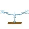 VALUE LCD-Doppelarm Tisch-Trägerstange, 4 Gelenke, Separat Höhenverstellbar