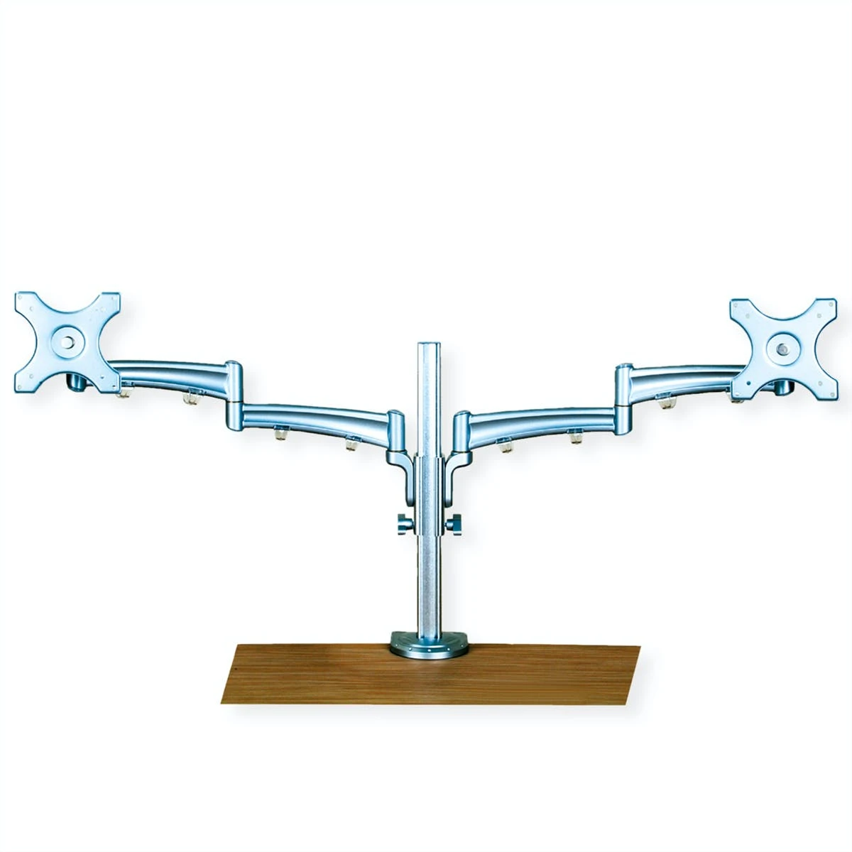 VALUE LCD-Doppelarm Tisch-Trägerstange, 4 Gelenke, Separat Höhenverstellbar 1 VALUE LCD-Doppelarm Tisch-Trägerstange, 4 Gelenke, Separat Höhenverstellbar