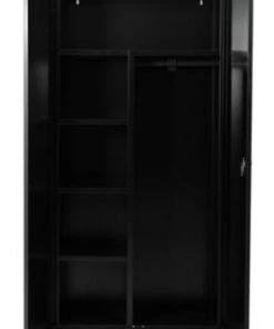 PROREGAL Garderobenspind Seal | HxBxT 195x92x42 Cm | Schwarz -Yongsheng-Geschäft 7415cd6a 5cdb 4459 a9ab 8a860aa436cb