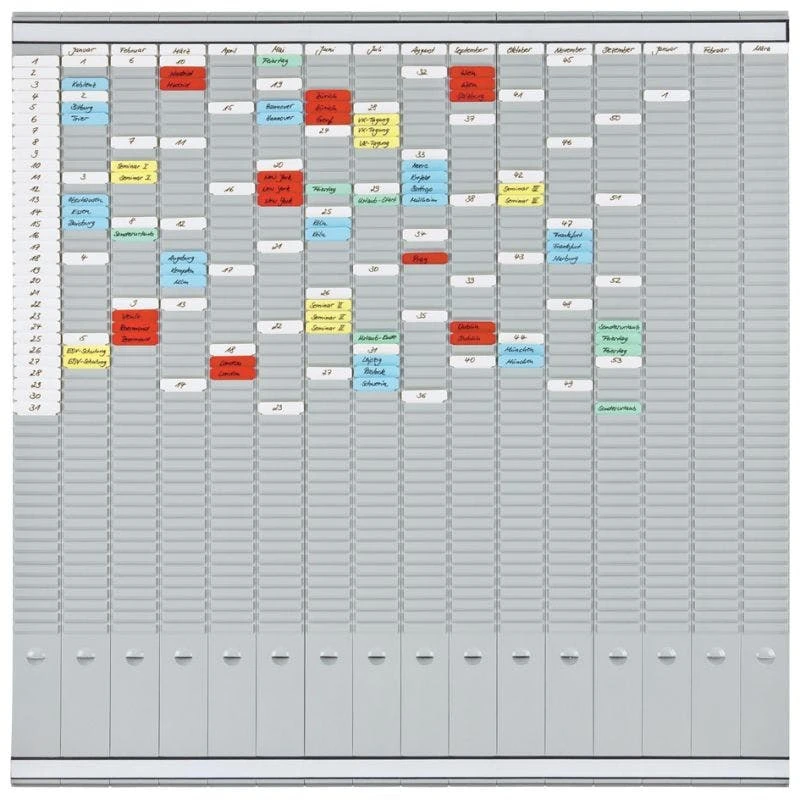 FRANKEN T-Kartentafel 'OfficePlaner', 7 Module, 490 X 473 Mm 2 FRANKEN T-Kartentafel 'OfficePlaner', 7 Module, 490 X 473 Mm – Bild 2