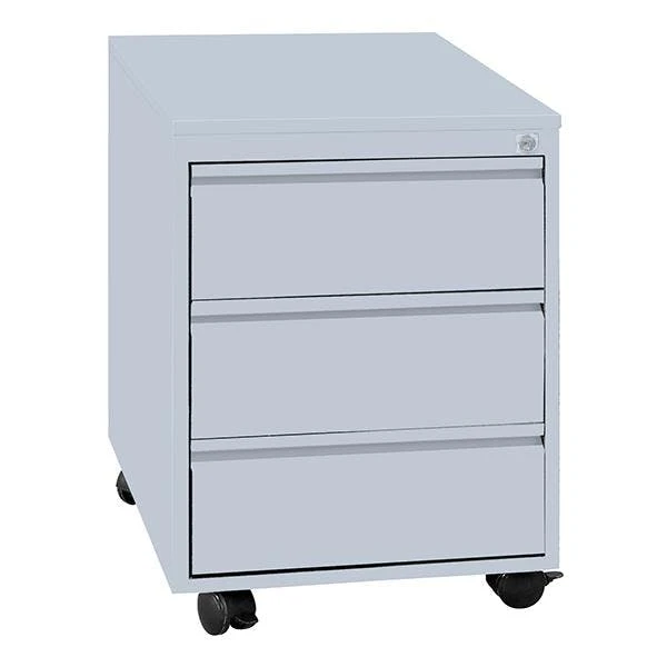 Lullmann Büro Rollcontainer Bürocontainer Mit 3 Schubladen Maße: 62x46x79cm RAL 7035 Lichtgrau 2 Lullmann Büro Rollcontainer Bürocontainer Mit 3 Schubladen Maße: 62x46x79cm RAL 7035 Lichtgrau – Bild 2
