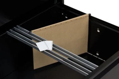 Lullmann Büro Hängeregistraturschrank Für DIN A4 Hängemappen 132x40x62cm (HxBxT) Mit 4 Schüben Einbahnig Schwarz 560419 7 Lullmann Büro Hängeregistraturschrank Für DIN A4 Hängemappen 132x40x62cm (HxBxT) Mit 4 Schüben Einbahnig Schwarz 560419 – Bild 7