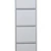 PROREGAL Hängeregistraturschrank Mare| HxBxT 132x40x62 Cm |Weiß