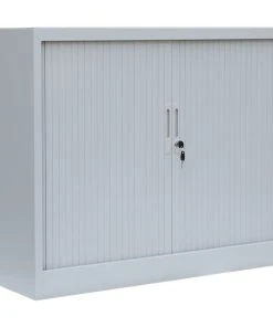 Lullmann Querrollladenschrank Sideboard 100cm Breit Aktenschrank Rolladenschrank Grau 555100 -Yongsheng-Geschäft 8244fdd2 b5bc 4bc7 bcaf b19b69b45948