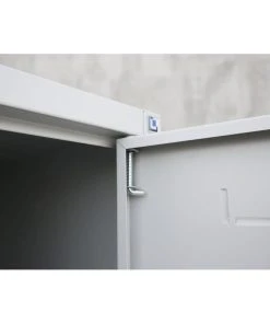 Lullmann Mehrzweckspind Kleiderspind Spindschrank 2 Abteile, 1800 X 600 X 500 Mm Lichtgrau/feuerrot -Yongsheng-Geschäft 82973a2f 475c 41aa 916c 41a721348698