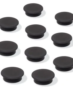 Sigel Haftmagnete Ø: 25mm, Schwarz, Haftkraft: Ca. 4 Blatt (A4, 80g/qm), Packung à 10 Stück