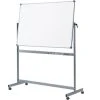Maul Mobiles Whiteboard, Drehbahr, Emalliert, 100 X 210 Cm, Stufenlose Schrägstellung