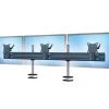Null MonLines Flat 3-fach Display Tischhalterung Einbau MA 25-32Zoll WS XL, Schwarz