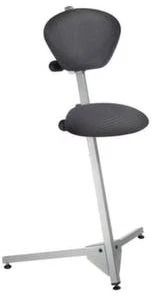 Null Stehhocker, Sitz Stoff Grau, Sitz HxØ 640-810x300mm, Kegelform -Yongsheng-Geschäft 893c0635 0c1d 4978 a3f9 d2072012c4a2