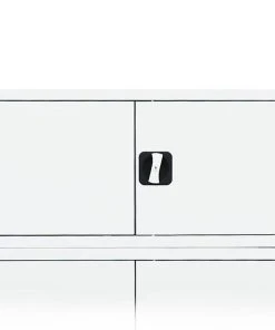 Lullmann Aufsatzschrank Mit Flügeltüren Und Zylinderschloss Mit Drehgriff - 450 X 800 X 383 Mm - Signalweiß -Yongsheng-Geschäft 8a1ac3fe 3b71 4124 a230 55824d9ae216