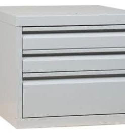 PROREGAL Unterbaucontainer Sparrow | 3 Schubladen | HxBxT 38x46x55 Cm | Grau -Yongsheng-Geschäft 8bbfda63 5da8 4428 a02a c051e1533456