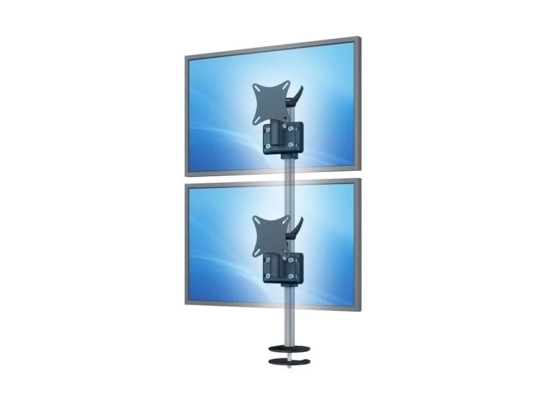 Null MonLines Flat 1+1 Monitor Tischhalterung Einbau MA Bis 24Zoll WS, Schwarz 1 Null MonLines Flat 1+1 Monitor Tischhalterung Einbau MA Bis 24Zoll WS, Schwarz