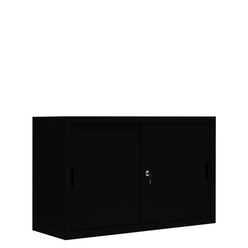 Lullmann Schiebetürenschrank Büro Aktenschrank Sideboard Aus Stahl Schwarz 750 X 1600 X 450 Mm (HxBxT) 550139 1 Lullmann Schiebetürenschrank Büro Aktenschrank Sideboard Aus Stahl Schwarz 750 X 1600 X 450 Mm (HxBxT) 550139
