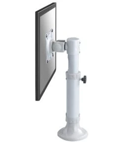 Null Neomounts FPMA-D025 Neigbare Schwenkbare Tischhalterung, Silber