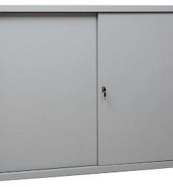 PROREGAL Schiebetürenschrank Ant | 3 Ordernhöhen | HxBxT 109x160x45 Cm | Grau -Yongsheng-Geschäft 950dc38d 15d1 4c99 aa03 433802a402ee