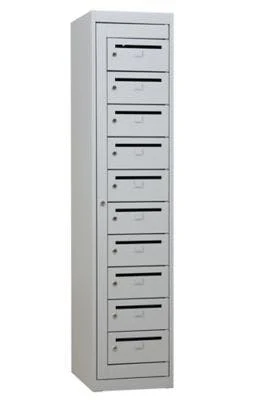 PROREGAL Postverteilerschrank Crane | HxBxT 180x40x50 Cm | Grau 6 PROREGAL Postverteilerschrank Crane | HxBxT 180x40x50 Cm | Grau – Bild 6