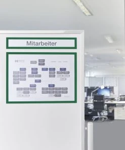 Null Magnetofix-Magnetrahmen Topsign, 5 Stück Grün