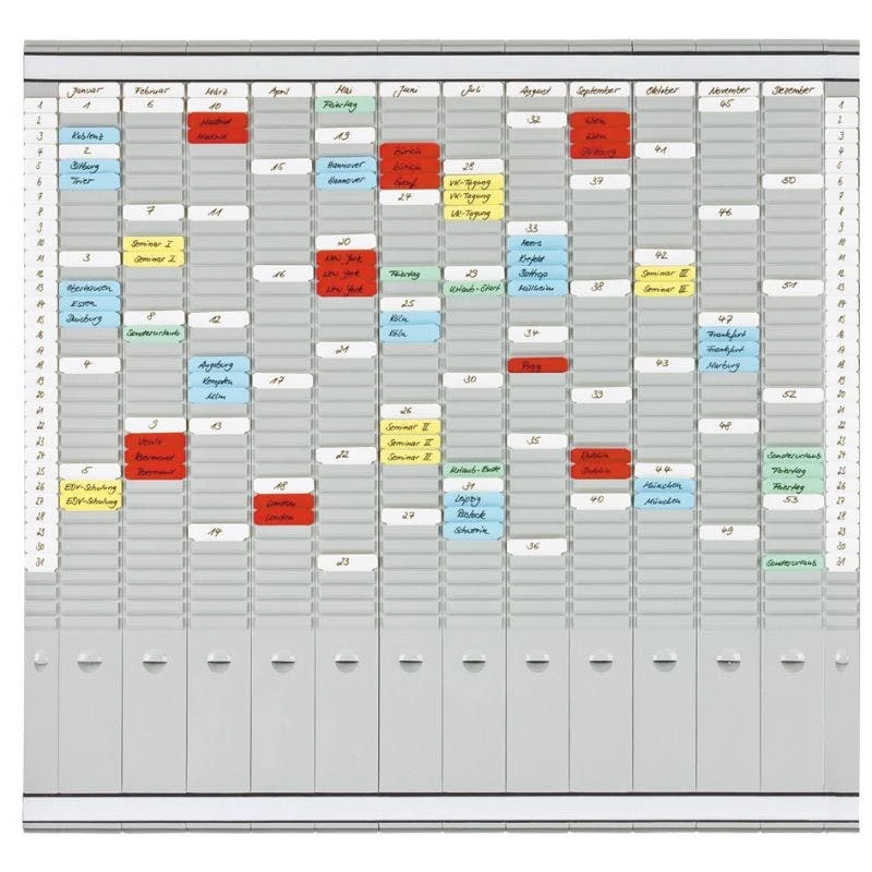 FRANKEN T-Kartentafel 'OfficePlaner', 7 Module, 490 X 473 Mm 4 FRANKEN T-Kartentafel 'OfficePlaner', 7 Module, 490 X 473 Mm – Bild 4
