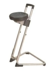 Null Stehhilfe, Sitz PU-Schaum Schwarz, Sitz H 600-850mm, Gestell Edelstahl -Yongsheng-Geschäft 9a780cab b666 492e 975d 13d6ba7ddd41 2