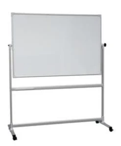 Franken Mobile Drehtafel, H 1950mm, Emalliert, Magnethaftend, Tafel Weiß, 2 Schreibflächen, Ablageschale, Rahmen Alu, Silber, Gestell Alu -Yongsheng-Geschäft 9e75c8c9 5838 4eb8 b7d1 4bb039a4ab7a 1