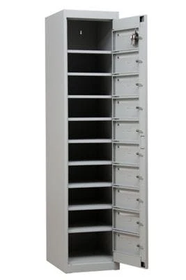 PROREGAL Postverteilerschrank Crane | HxBxT 180x40x50 Cm | Grau 7 PROREGAL Postverteilerschrank Crane | HxBxT 180x40x50 Cm | Grau – Bild 7