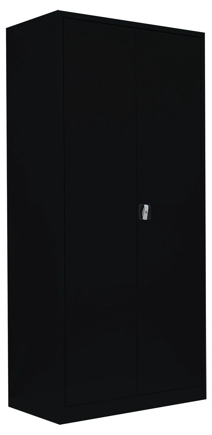 Lullmann Aktenschrank Metallschrank Abschließbar Mehrzweckschrank 4 Fachböden 1950x925x422mm Tiefschwarz 530349 7 Lullmann Aktenschrank Metallschrank Abschließbar Mehrzweckschrank 4 Fachböden 1950x925x422mm Tiefschwarz 530349 – Bild 7