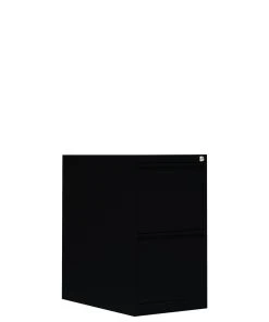 Lullmann Hängeregistratur Für DIN A4 Hängemappen 70x40x62cm (HxBxT) Mit 2 Schüben Schwarz