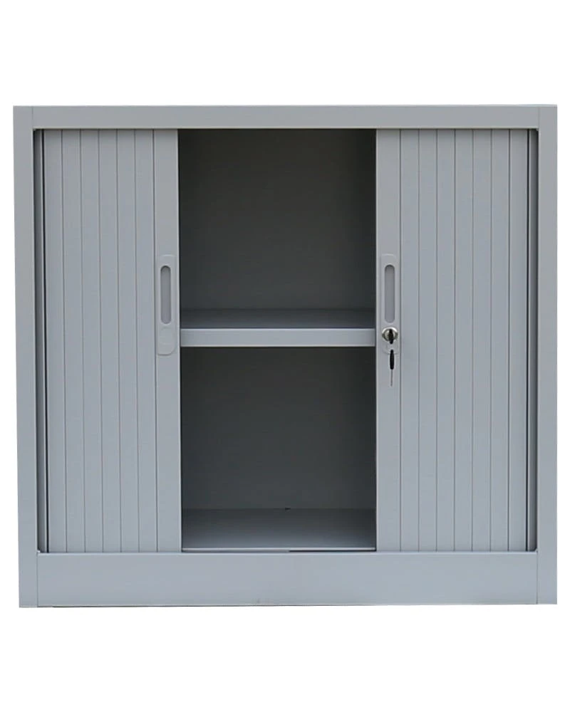 Lullmann Querrollladenschrank Sideboard 80cm Breit Stahl Büro Aktenschrank Rolladenschrank Grau (HxBxT) 75x80x46cm / 555080 6 Lullmann Querrollladenschrank Sideboard 80cm Breit Stahl Büro Aktenschrank Rolladenschrank Grau (HxBxT) 75x80x46cm / 555080 – Bild 6