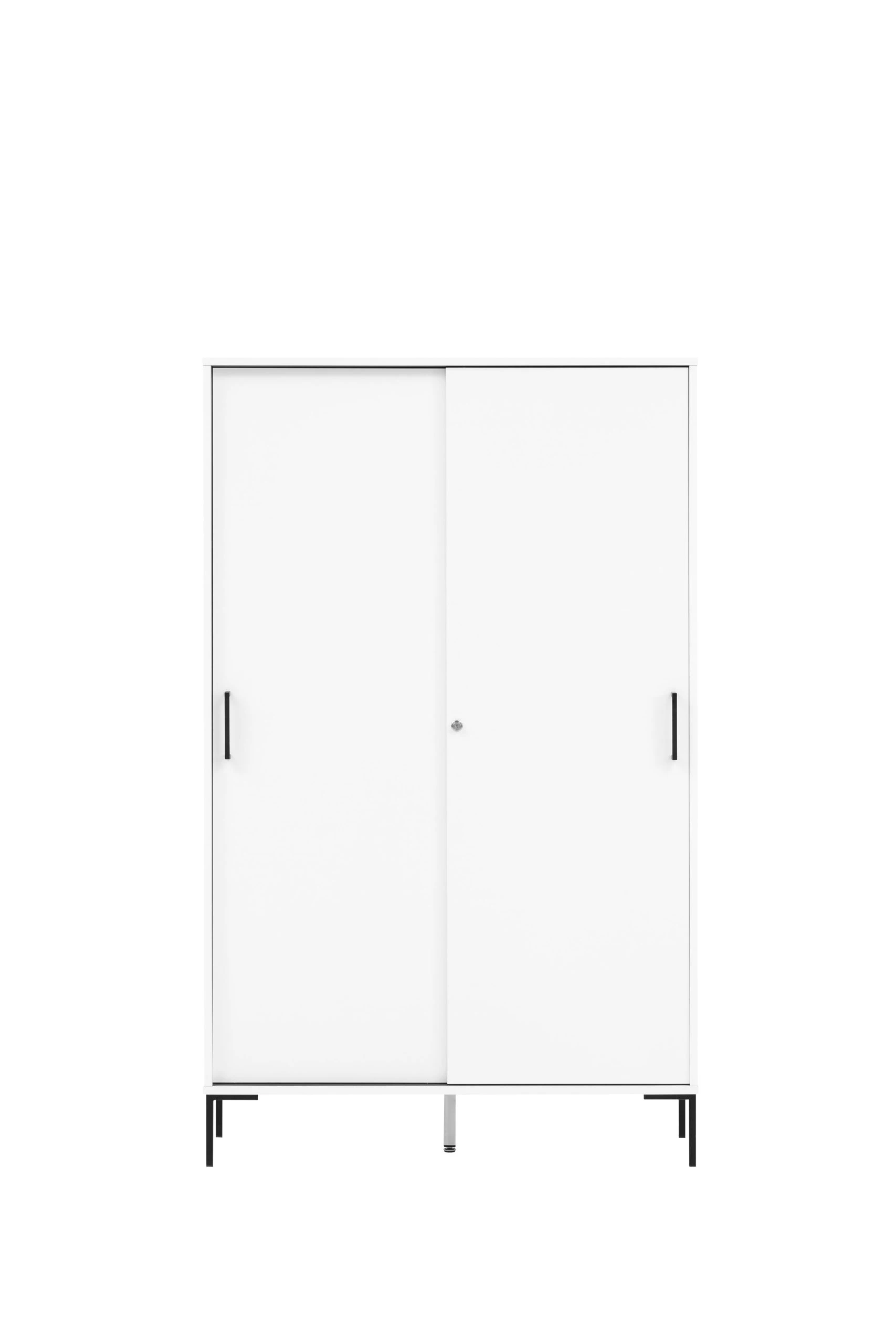 Null Möbelpartner Schiebetürenschrank Panda | HxBxT 165x100x41 Cm |Weiß Von PROREGAL 1 Null Möbelpartner Schiebetürenschrank Panda | HxBxT 165x100x41 Cm |Weiß Von PROREGAL