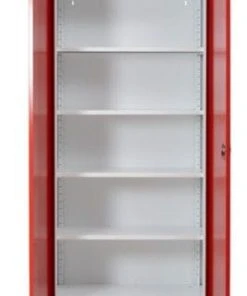 PROREGAL Stahlschrank Bee | HxBxT 195x92x42 Cm | Weiß-Rot -Yongsheng-Geschäft a43951b8 b422 4c61 a05e fa25c6c205b9
