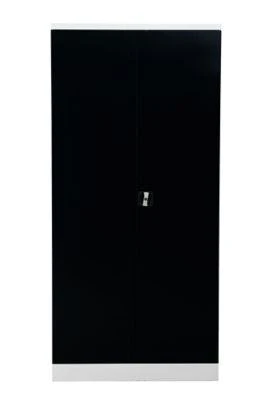 PROREGAL Stahlschrank Bee | HxBxT 195x92x50 Cm | Weiß-Schwarz 1 PROREGAL Stahlschrank Bee | HxBxT 195x92x50 Cm | Weiß-Schwarz