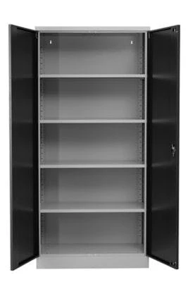PROREGAL Stahlschrank Bee | HxBxT 195x92x60 Cm | Grau-Schwarz 7 PROREGAL Stahlschrank Bee | HxBxT 195x92x60 Cm | Grau-Schwarz – Bild 7